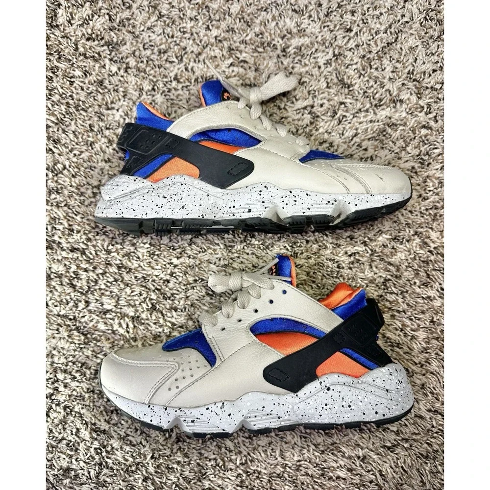 Nike Air Huarache OG Mowabb Men's Size 5 Tan Hyper Royal Running Athletic Shoes